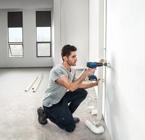 Bosch Gsb 180-li Impact Cordless Drill 18 V one battery and charger