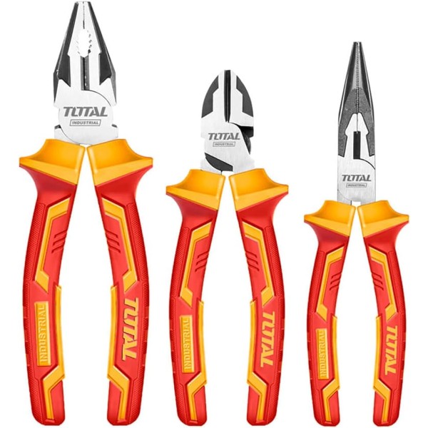 TOTAL 3PCS INSULATED PLIERS SET 1000V (THT2K0302)