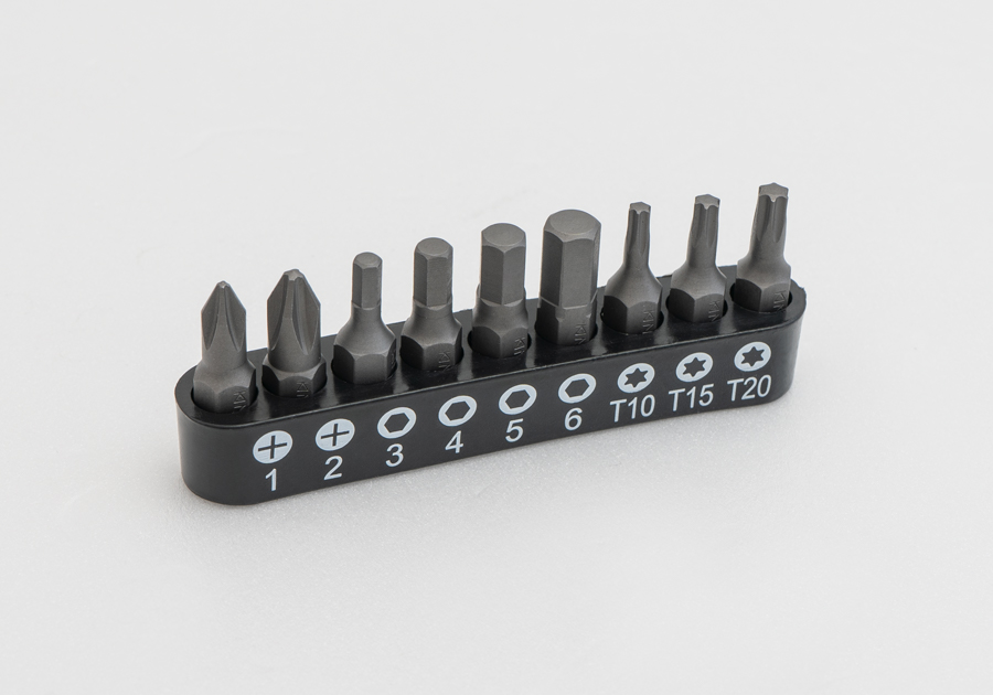 King Tony - 15 PC. 1/4" DR. Bit And Mini Ratchet Set - 2515MR