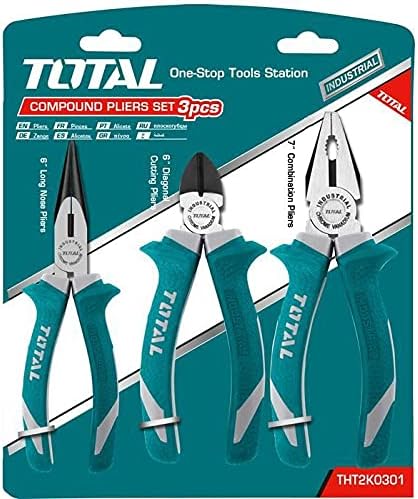 TOTAL 3PCS PLIERS SET (THT2K0301)