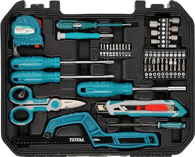 TOTAL 130 Pcs Hand Tools Set