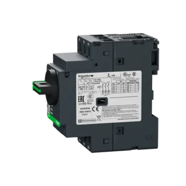 Motor Circuit Breaker, TeSys GV2, 3P, 18 A, Magnetic, Rotary Handle, Screw Clamp Terminals