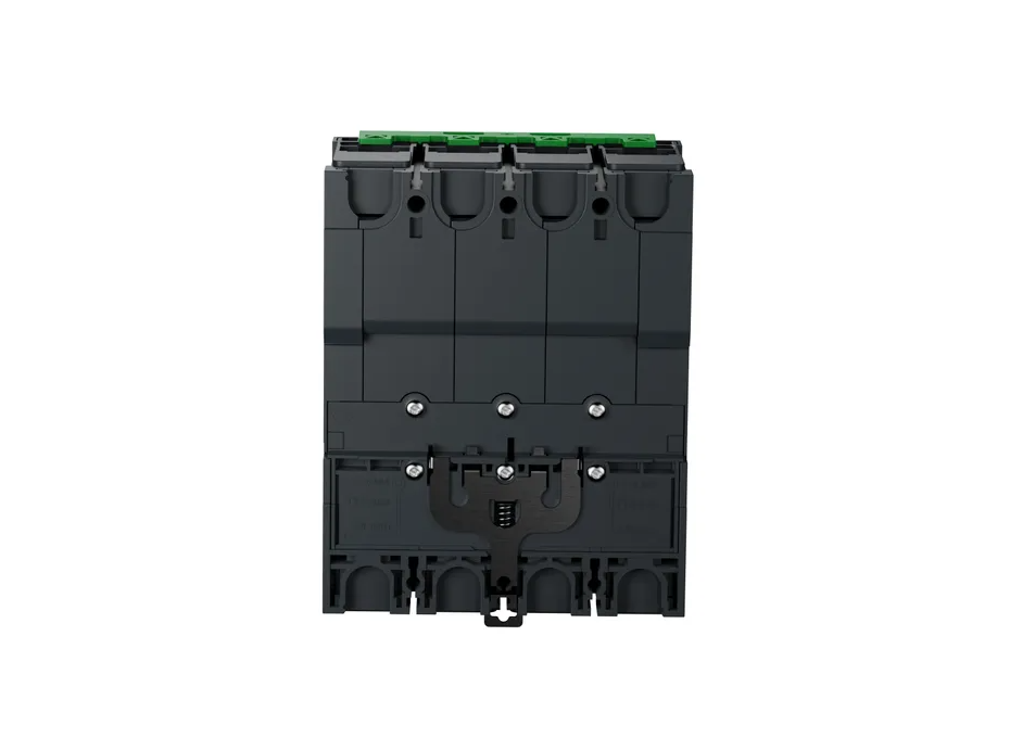 Circuit Breaker ComPact NSXm B (25 KA At 415 VAC), 4P 3d, 100 A Rating TMD Trip Unit, Compression Lugs And Busbar Connectors