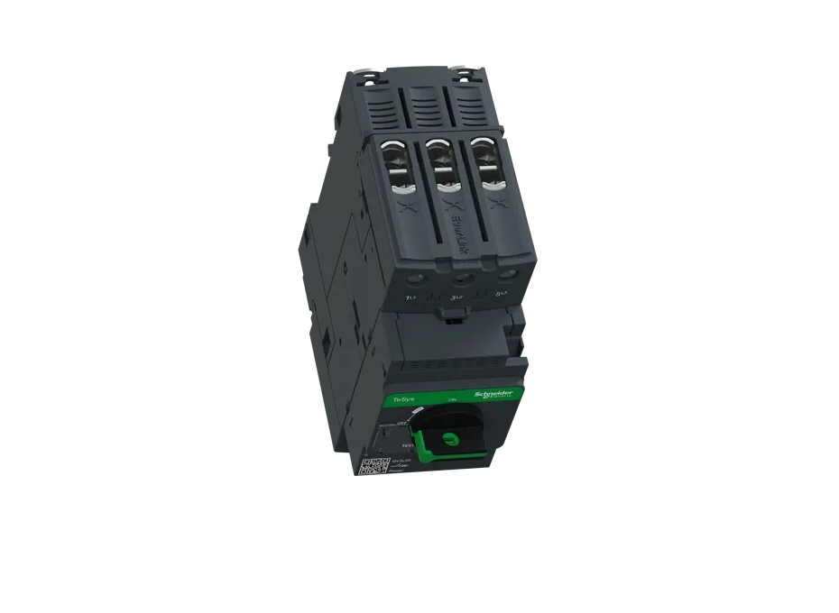Motor Circuit Breaker, TeSys GV3, 3P, 50 A, Magnetic, Rotary Handle, EverLink Terminals