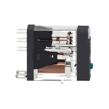 Interface Plug-in Relay, 5 A, 2 CO, Lockable Test Button, LED, 24 V DC