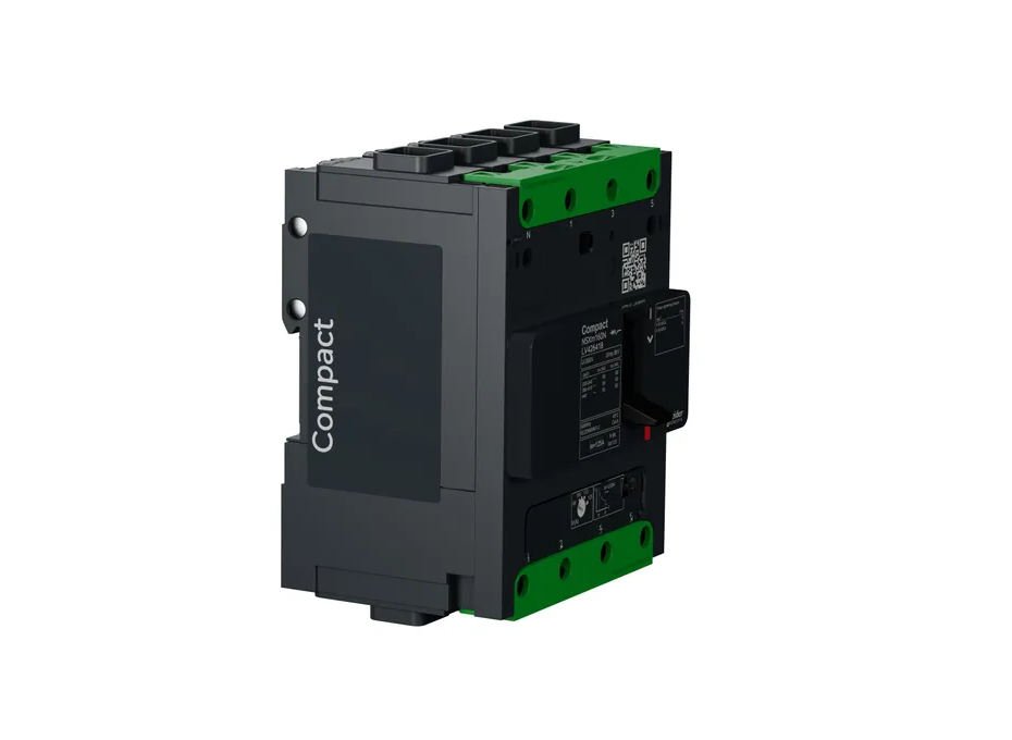 circuit breaker ComPact NSXm N (50 kA at 415 VAC), 4P 3d, 125 A rating TMD trip unit, EverLink connectors