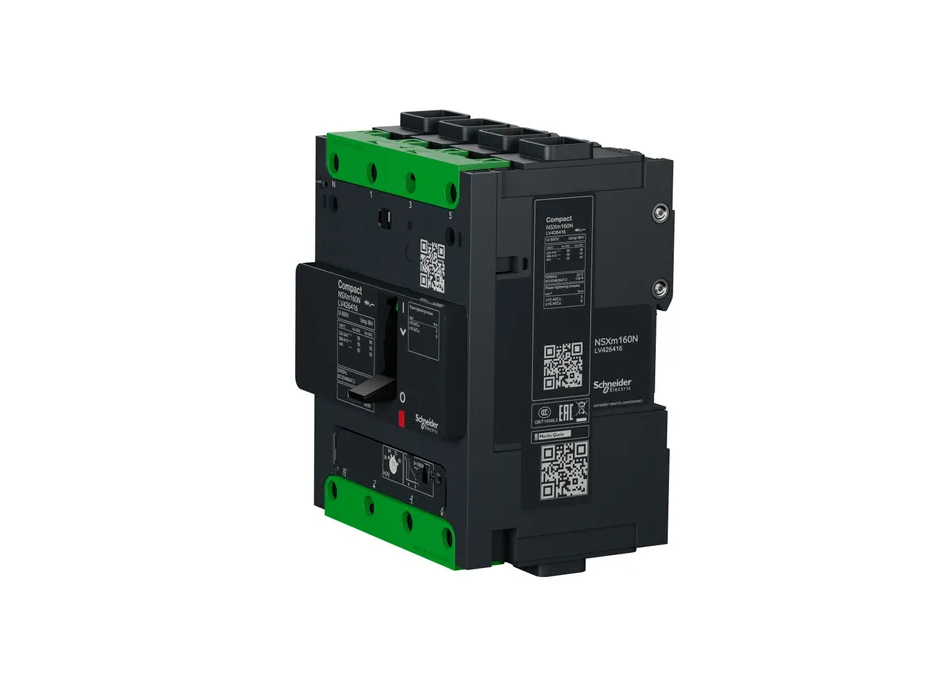 Circuit Breaker ComPact NSXm N (50 KA At 415 VAC), 4P 3d, 80 A Rating TMD Trip Unit, EverLink Connectors