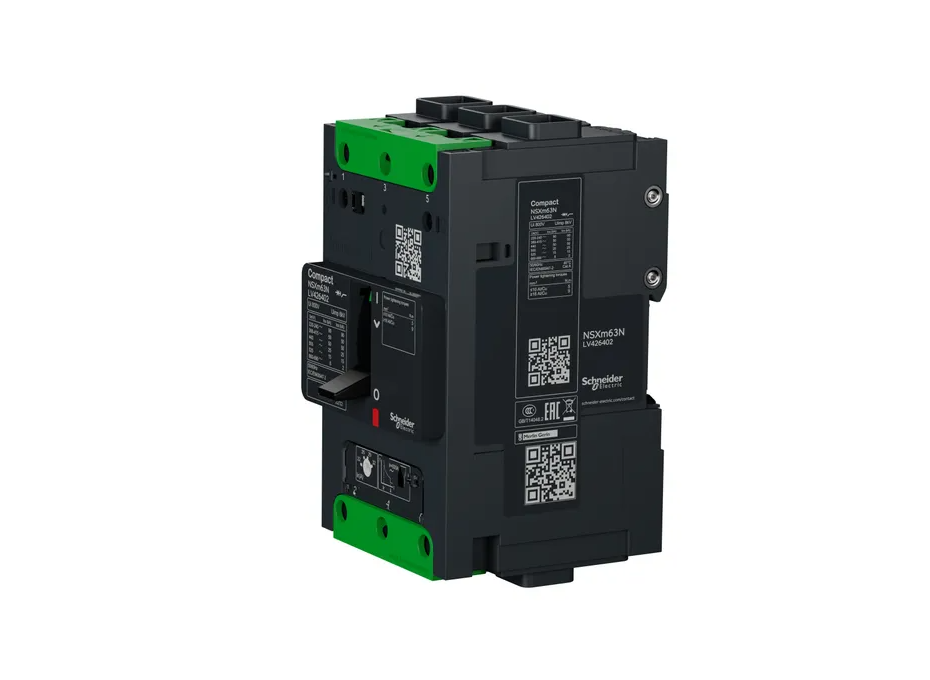 circuit breaker ComPact NSXm N (50 kA at 415 VAC), 3P 3d, 32 A rating TMD trip unit, EverLink connectors