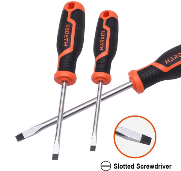 مفك عادة 2 لون يد فايبر - هاردن