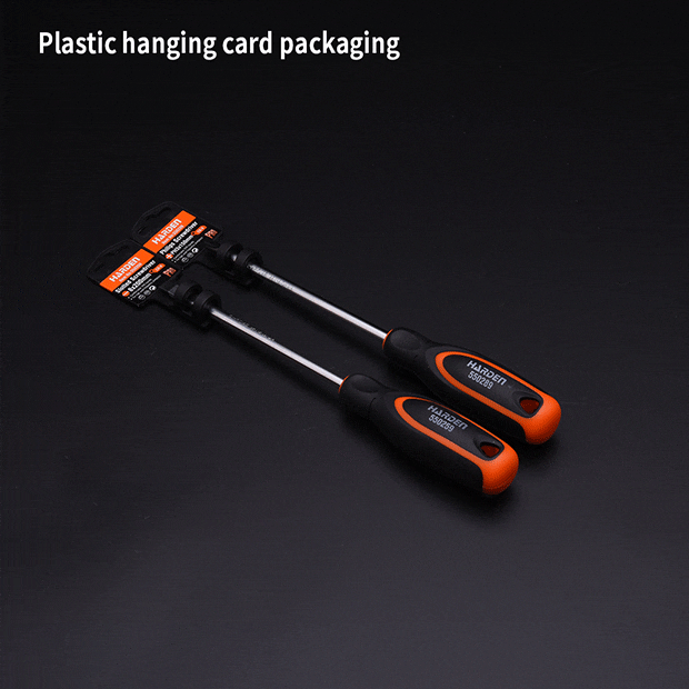 مفك صليبة 2 لون يد فايبر - هاردن