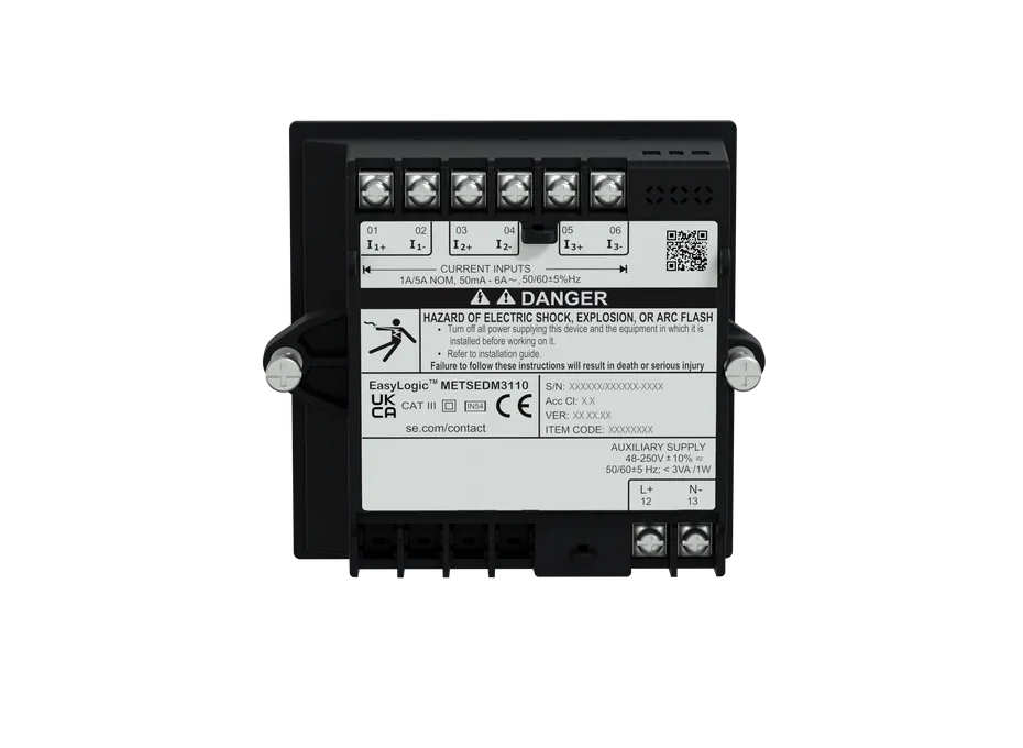 EasyLogic - Digital Panel Meter DM3000 - Ampermeter - Three Phases