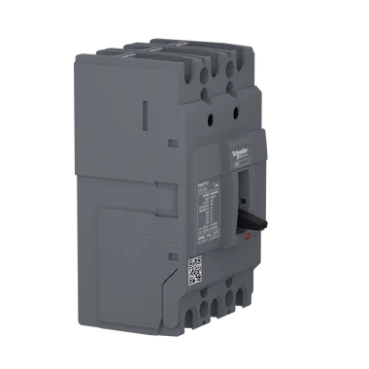Circuit Breaker Easypact EZC100H - TMD - 100 A - 3 Poles 3d