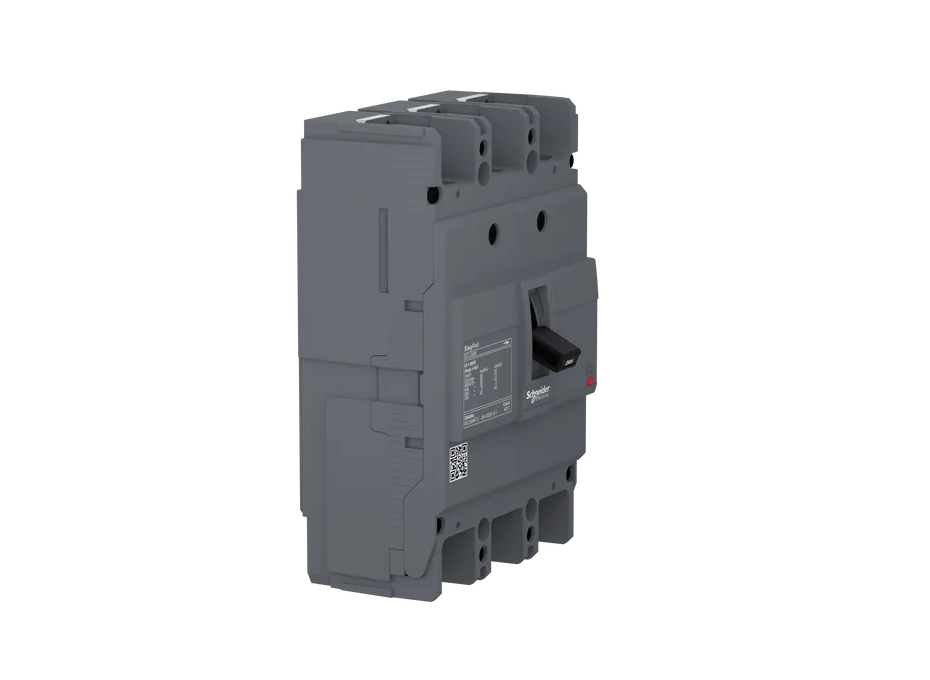 Circuit Breaker Easypact EZC250N - TMD - 200 A - 3 Poles 3d