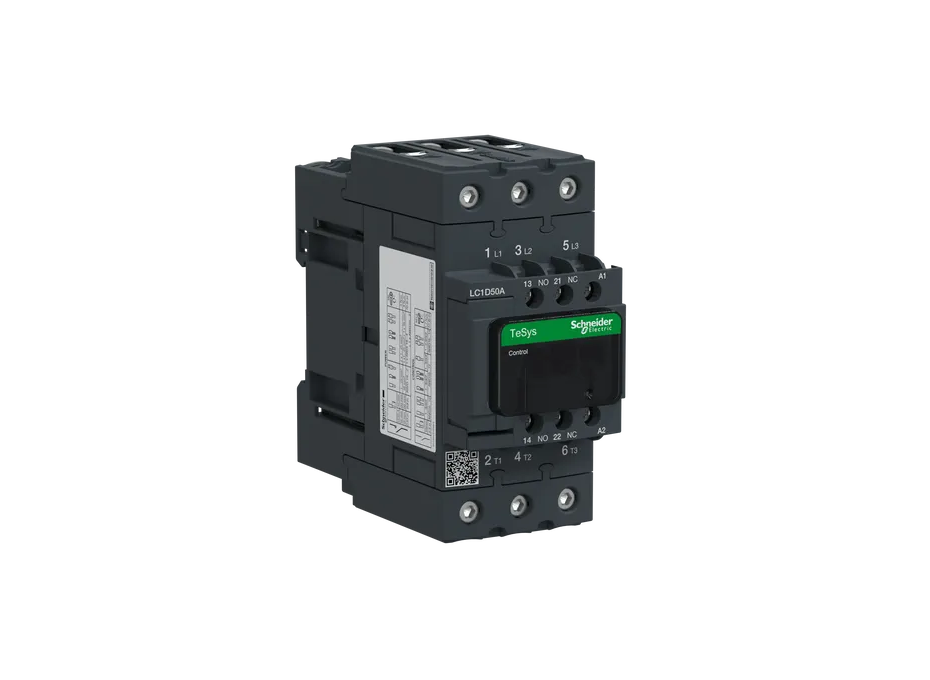 TeSys D Contactor - 3P(3 NO) - AC-3 - <= 440 V 50 A - 380 V AC 50/60 Hz Coil