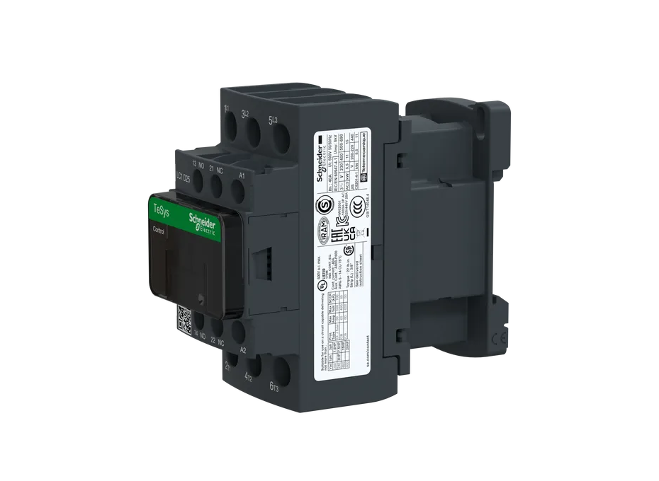 TeSys D Contactor - 3P(3 NO) - AC-3 - <= 440 V 25 A - 48 V AC Coil