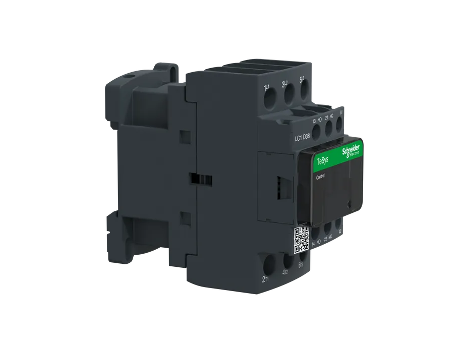 TeSys Deca Contactor,3P(3NO),AC-3/AC-3e,<=440V 38A,110V AC 50/60Hz Coil