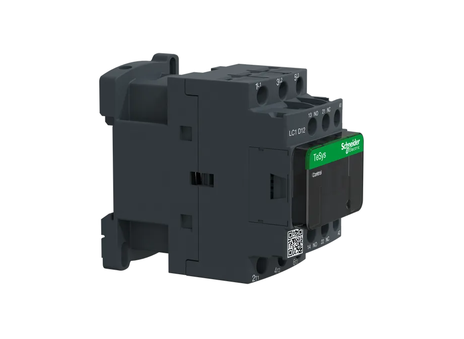مفتاح التلامس TeSys D - 3 أقطاب (3 NO) - تيار متردد -3 - <= 440 فولت 12 أمبير - ملف تيار متردد بجهد 48 فولت