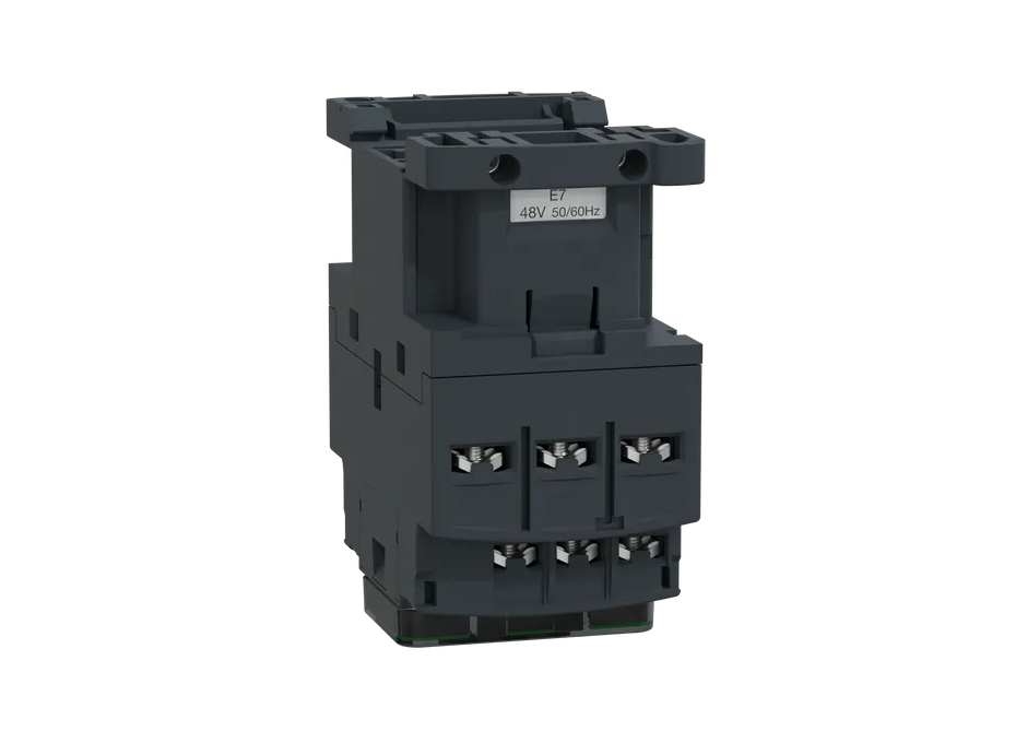 TeSys Deca Contactor,3P(3NO),AC-3/AC-3e,<=440V 9A,48V AC Coil