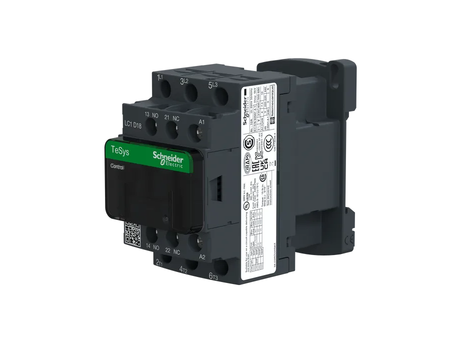TeSys Deca Contactor,3P(3NO),AC-3/AC-3e,<=440V 18A,48V AC Coil
