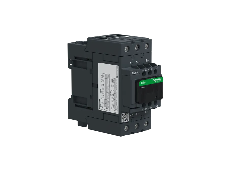 TeSys Deca Contactor,3P(3NO),AC-3/AC-3e,<=440V 50A,380V AC 50/60Hz Coil