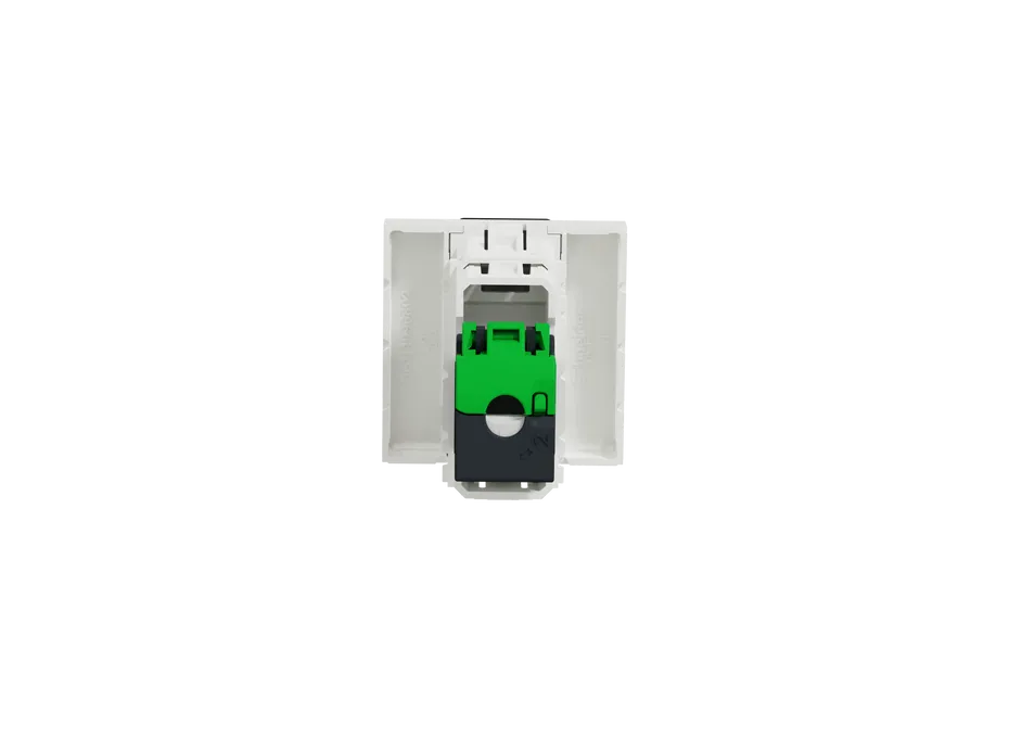 Schneider Electric Cat 6 UTP, S1, 1 connector, 2 modules, sh - white