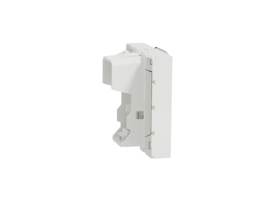 نيو يونيكا بريزة معلومات 2 فتحة - ابيض من شنايدر