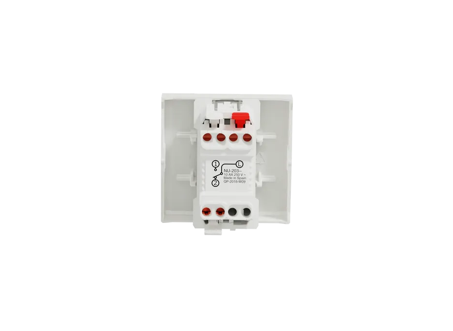 Two-way switch 10A 2modules - white