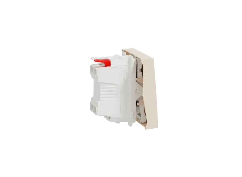 Pushbutton Bell location lamp 10A 2mod - Beige