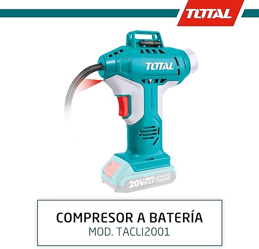 Lithium-Ion auto air compressor 20V  Total