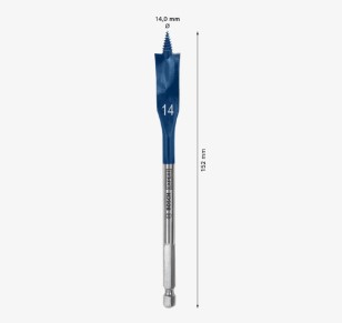 BOSCH Flat Wood Drill Bit 14*152mm