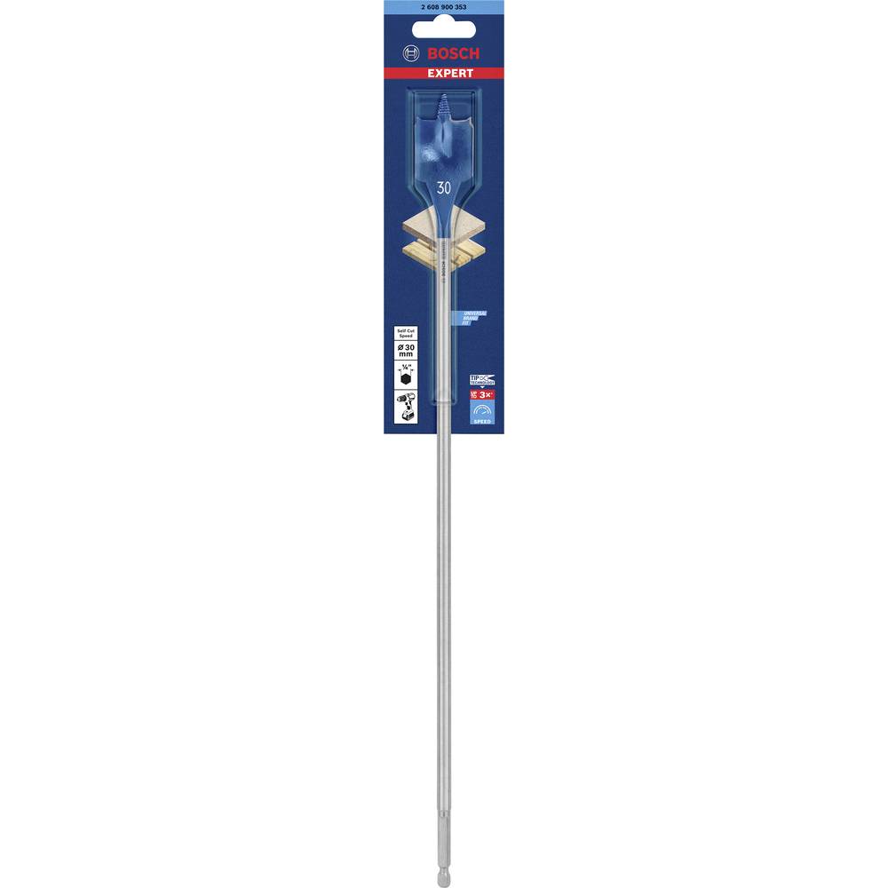BOSCH Flat Wood Drill Bit 30*400mm
