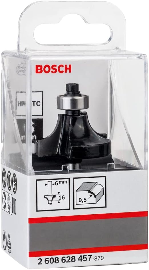 Bosch Rounding Cutter 6Mm R1 9.5Mm D 31.8Mm L 16.2Mm G 57Mm