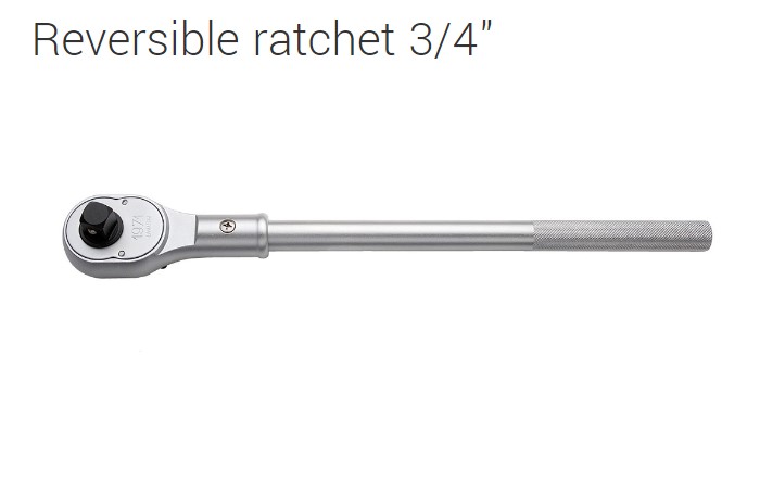Reversible ratchet 3/4"