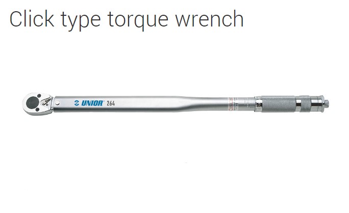 Click type torque wrench 3/4" 140-700nm