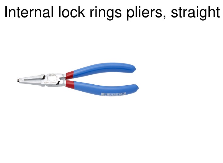 Internal lock rings pliers straight 180mm