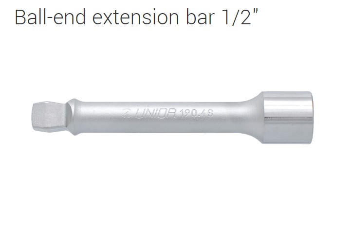 Ball End Extension Bar 1/2" 125 Mm