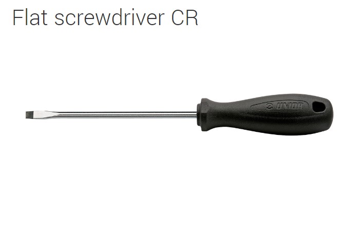 Flat screwdriver CR 175 *8 mm