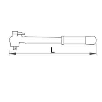 مفتاح عزم معزول 1/2" 40:220 N/M