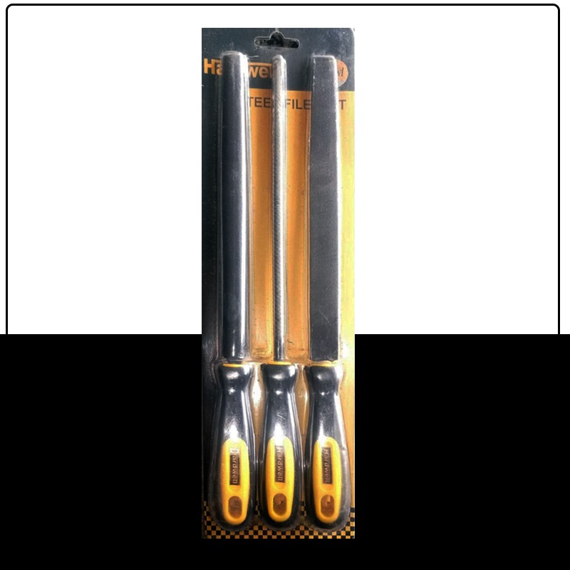 Hand File 8" 3 Pcs