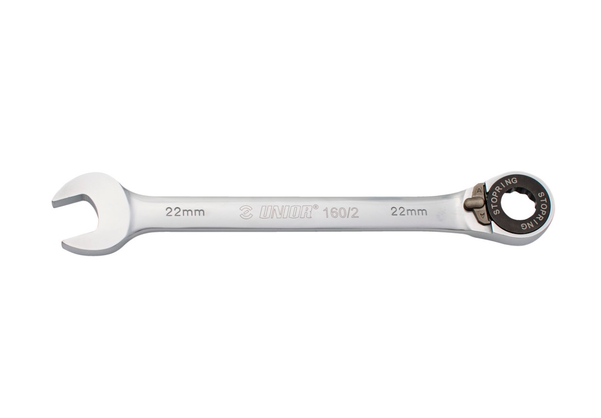 Combination Ratching Spanner Unior 22 mm