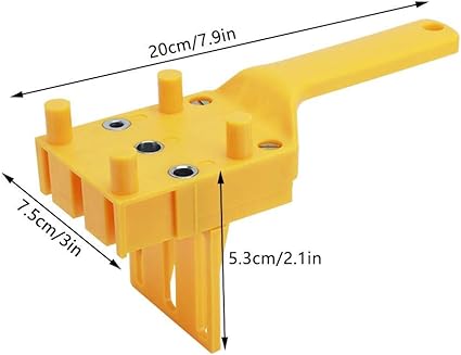 Hand Jig Dowel Jig Dowelling Jig Woodworking Drilling Guide Pocket Hole Jig Saw Tools