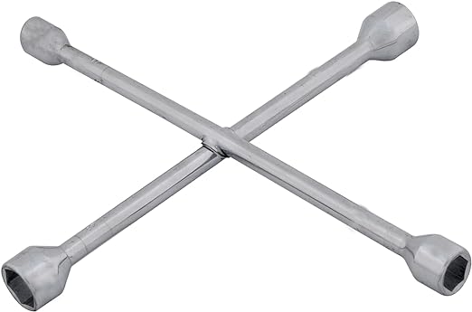 4 Way Wheel Brace 350mm 17, 19, 21, 23mm rolson