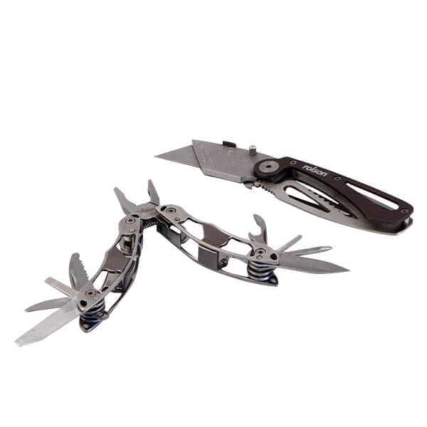 Folding Knife & Multitool Pliers 9 in 1 rolson