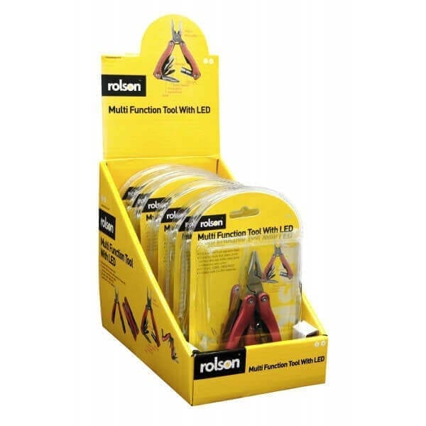 Multi Tool with LED 7 in 1 rolson