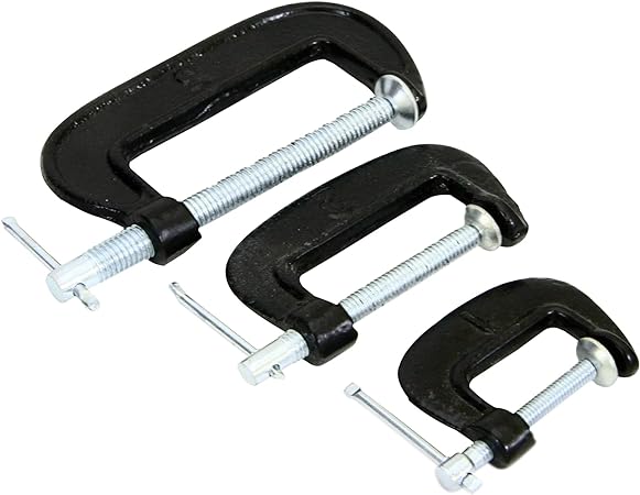 G Clamp Set 3pcs rolson