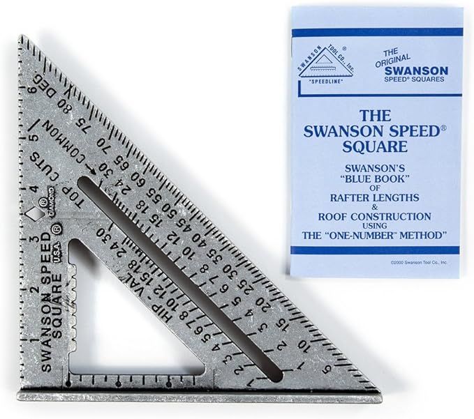 Swanson Tool Swanson S0101 7" Imperial Speed Square, One Color, 7" (inches)