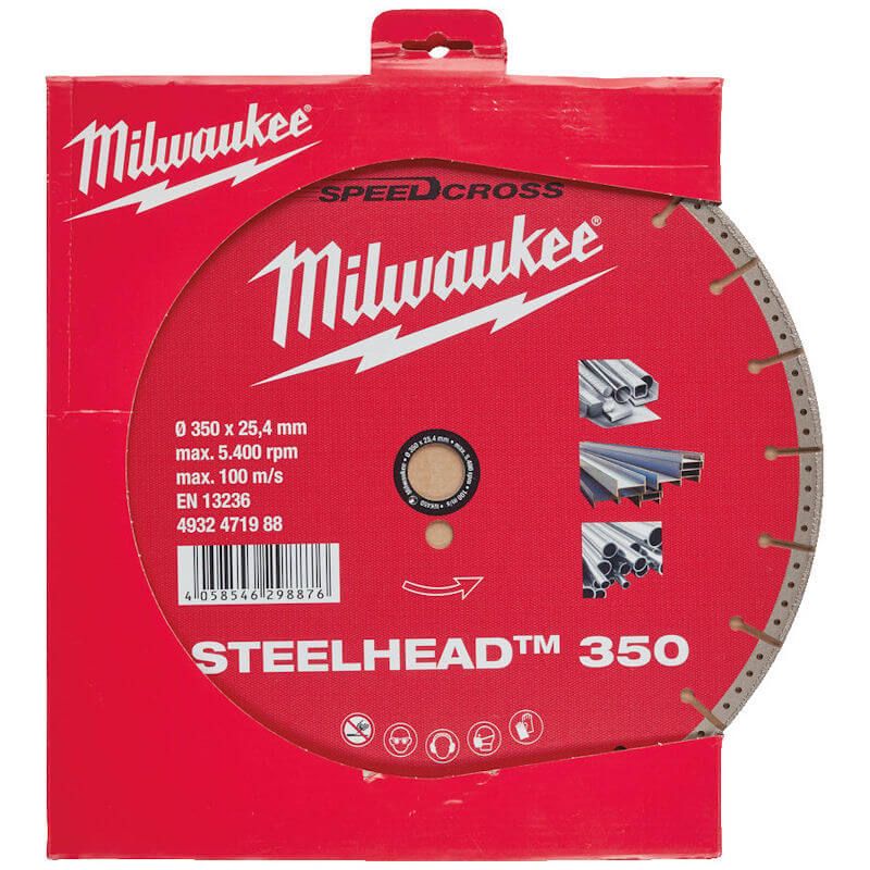 MILWAUKEE DH Steelhead Diamond Wet Cutting Disc 350 X 2.8 Mm