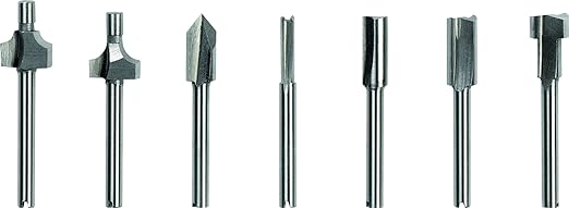 Dremel Multipurpose Router Bit Set 7 Pcs