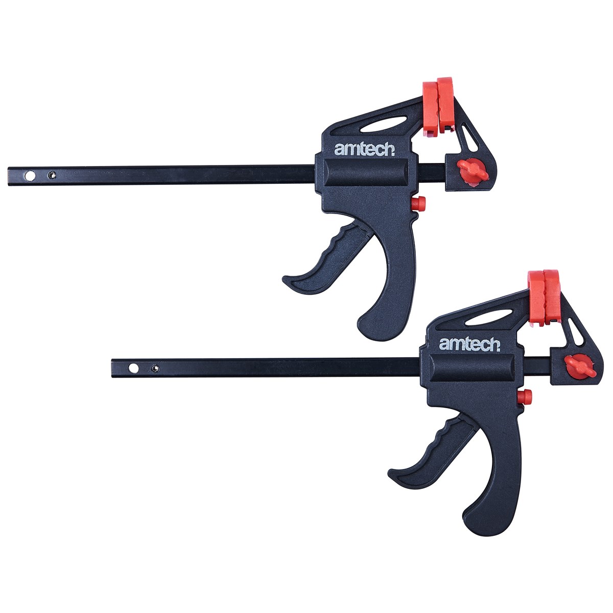 Ratchet Speed Clamp 2pcs 4'' Amtech