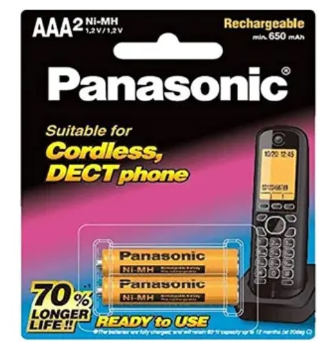 Panasonic Rechargeable Batteries AAA